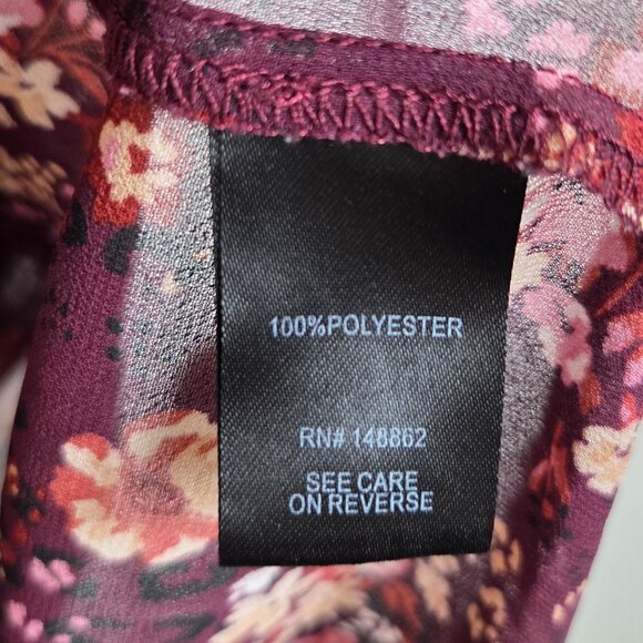 Torrid Burgundy Floral Lexie Top - Picture 13 of 13